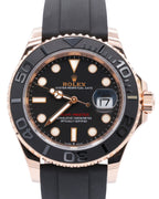 Rolex Yacht-Master Black Dial on Oysterflex 126655 Complete 2021