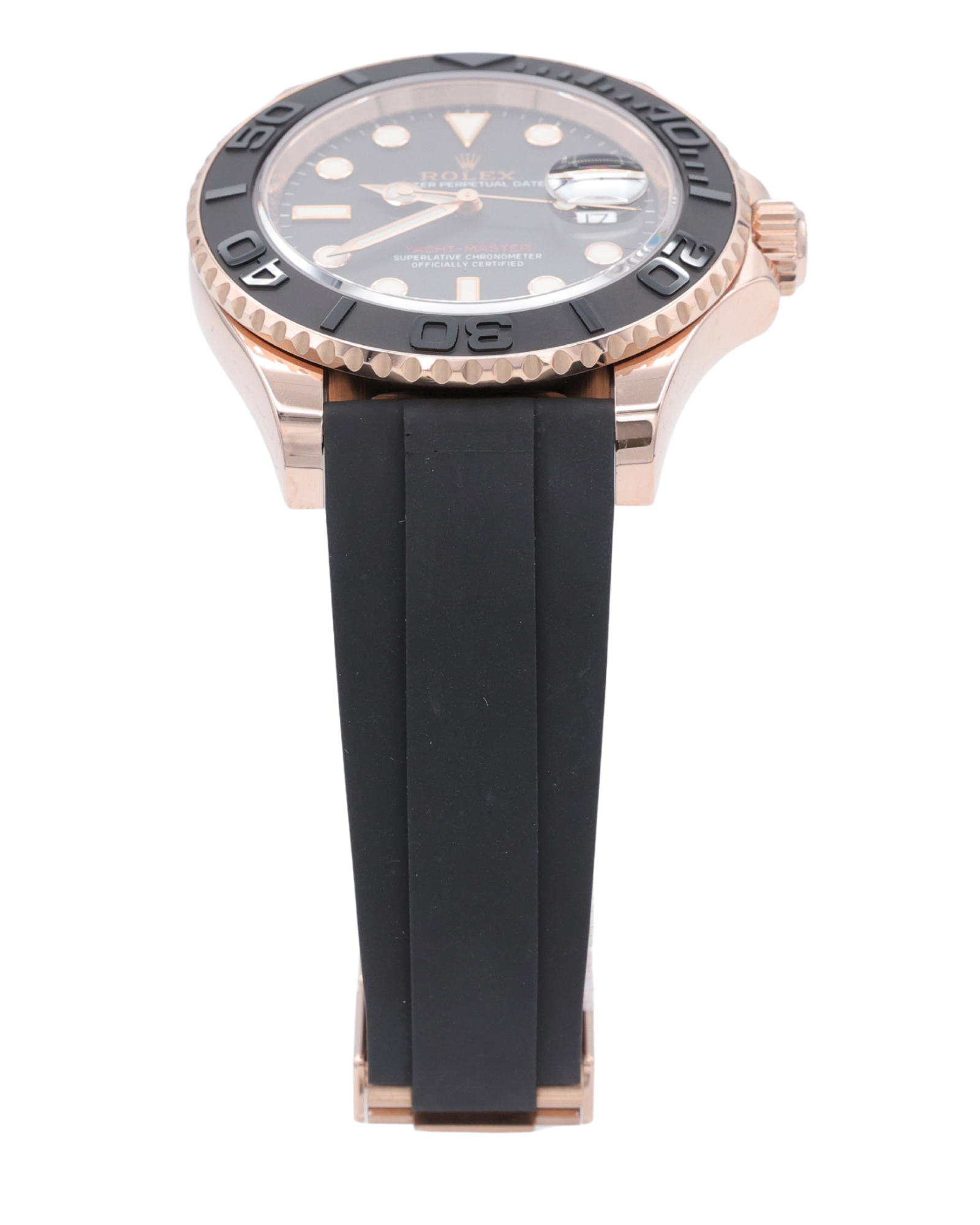 Rolex Yacht-Master Black Dial on Oysterflex 126655 Complete 2021