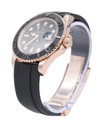 Rolex Yacht-Master Black Dial on Oysterflex 126655 Complete 2021