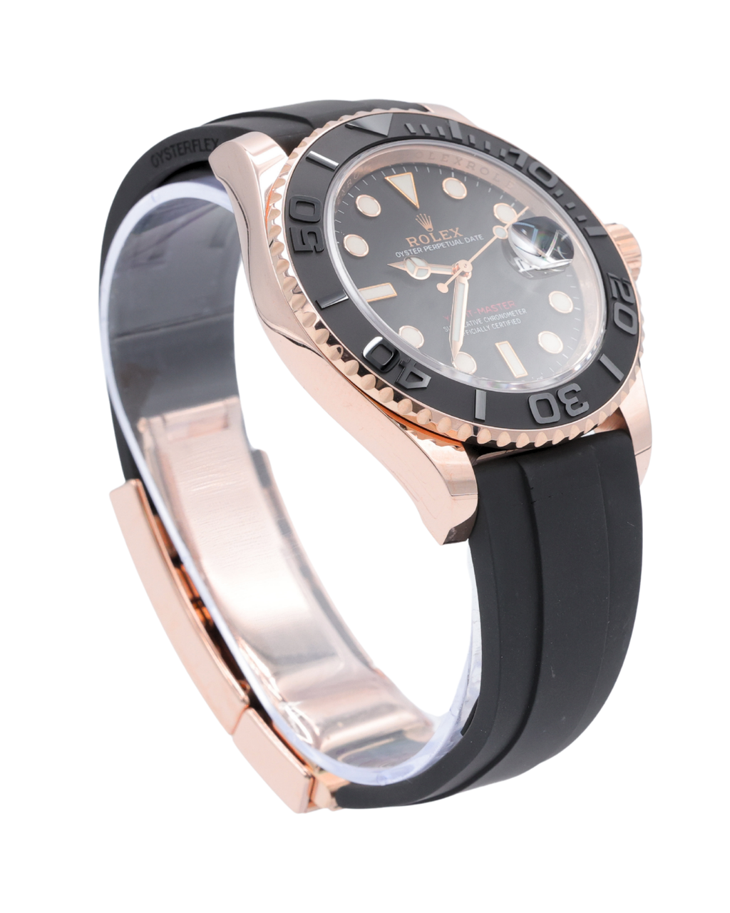 Rolex Yacht-Master Black Dial on Oysterflex 126655 Complete 2021