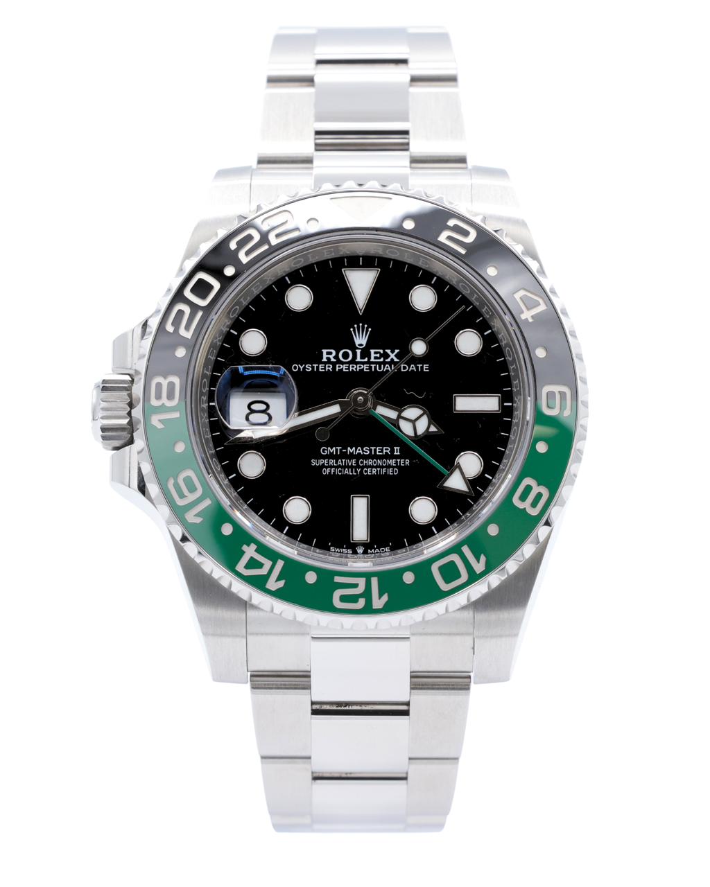 Rolex GMT-Master II "Sprite" Black Dial on Oyster 126720VTNR Complete 2024