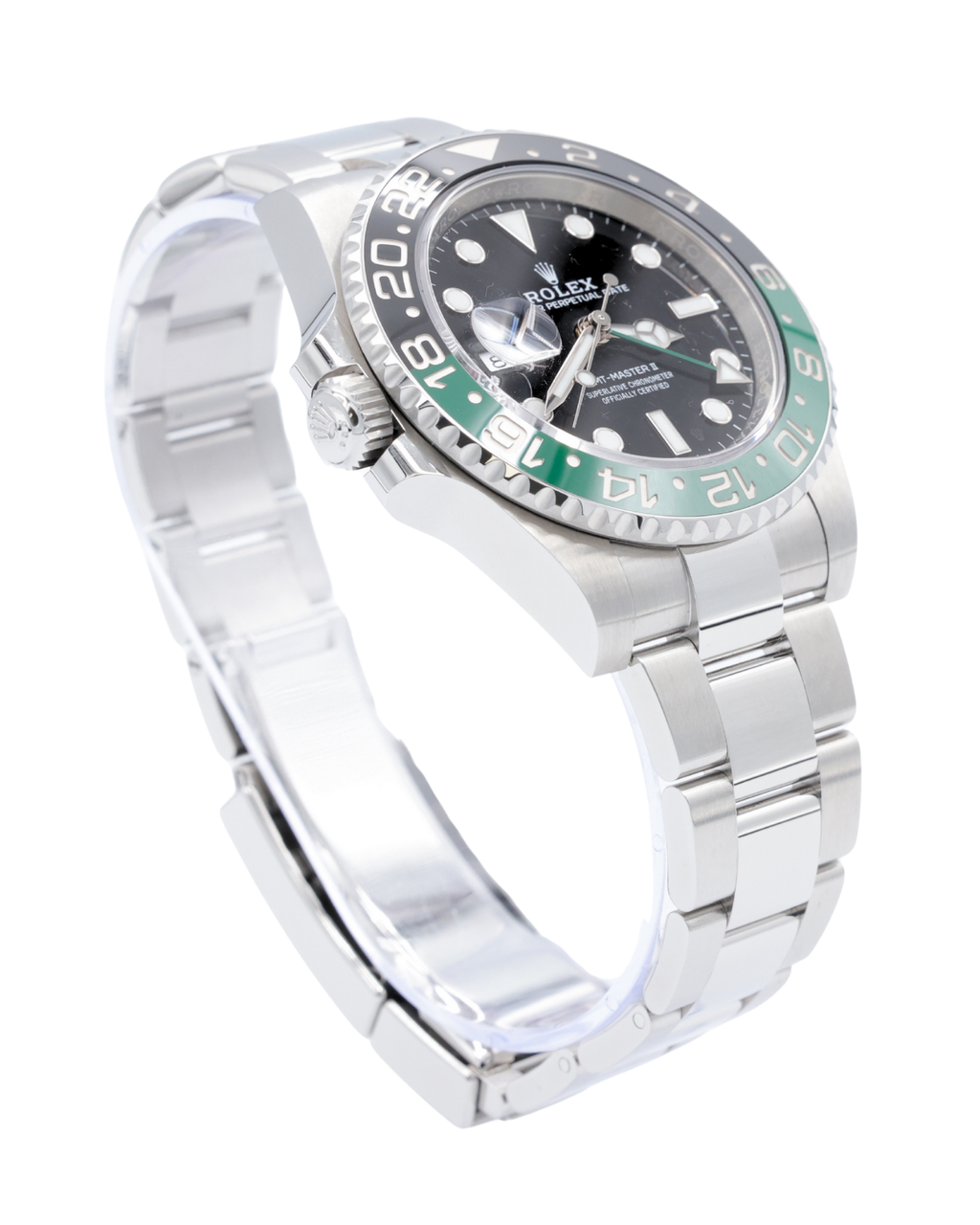 Rolex GMT-Master II "Sprite" Black Dial on Oyster 126720VTNR Complete 2024
