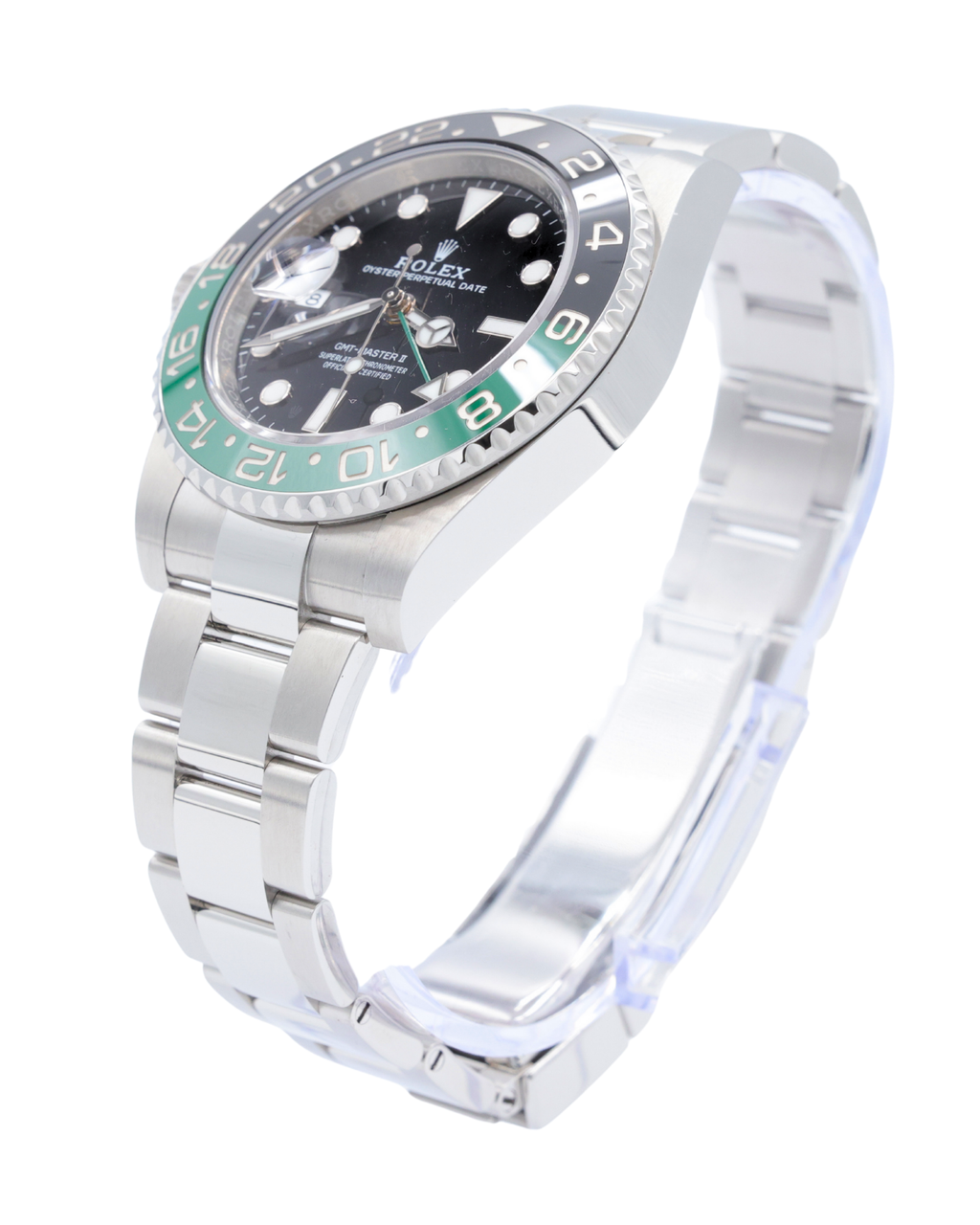 Rolex GMT-Master II "Sprite" Black Dial on Oyster 126720VTNR Complete 2024