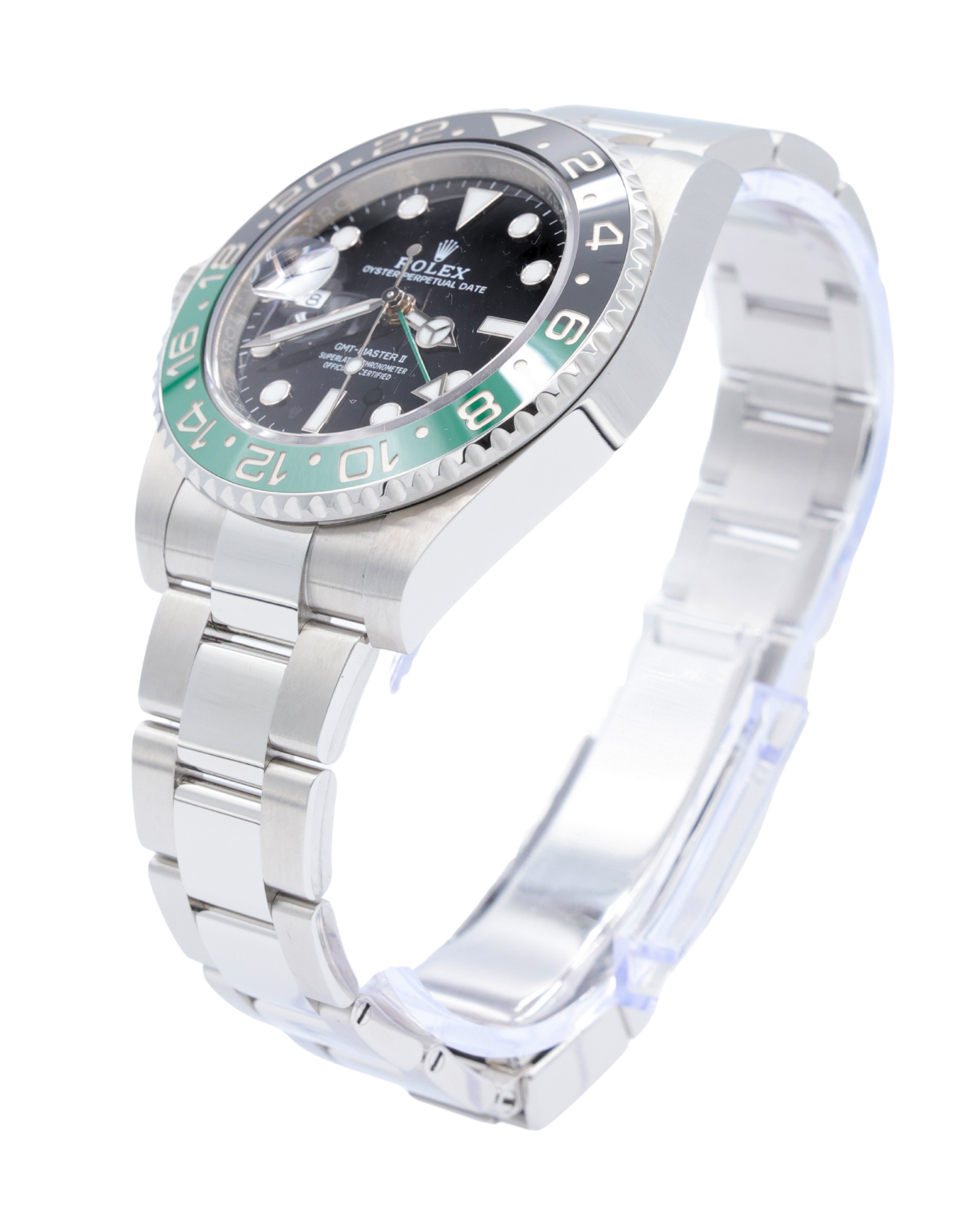 Rolex GMT-Master II "Sprite" Black Dial on Oyster 126720VTNR Complete 2024