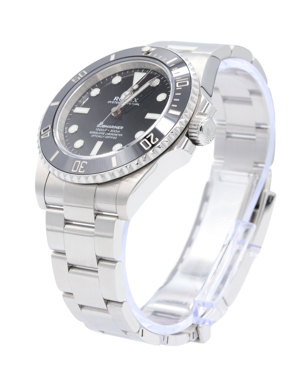 Rolex Submariner No-Date Black Dial on Oyster 124060 Complete 2020