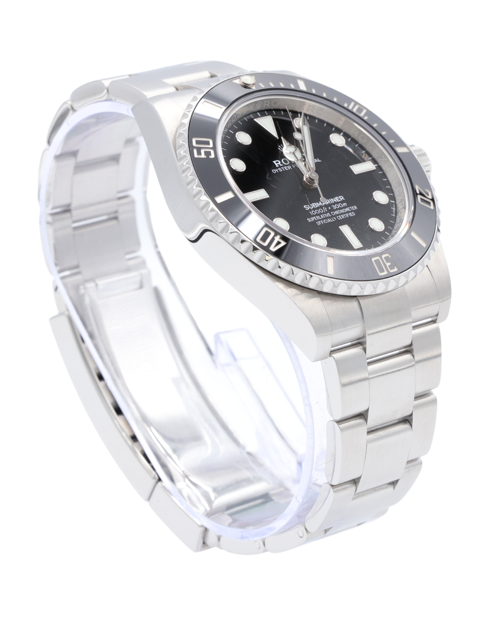 Rolex Submariner No-Date Black Dial on Oyster 124060 Complete 2020