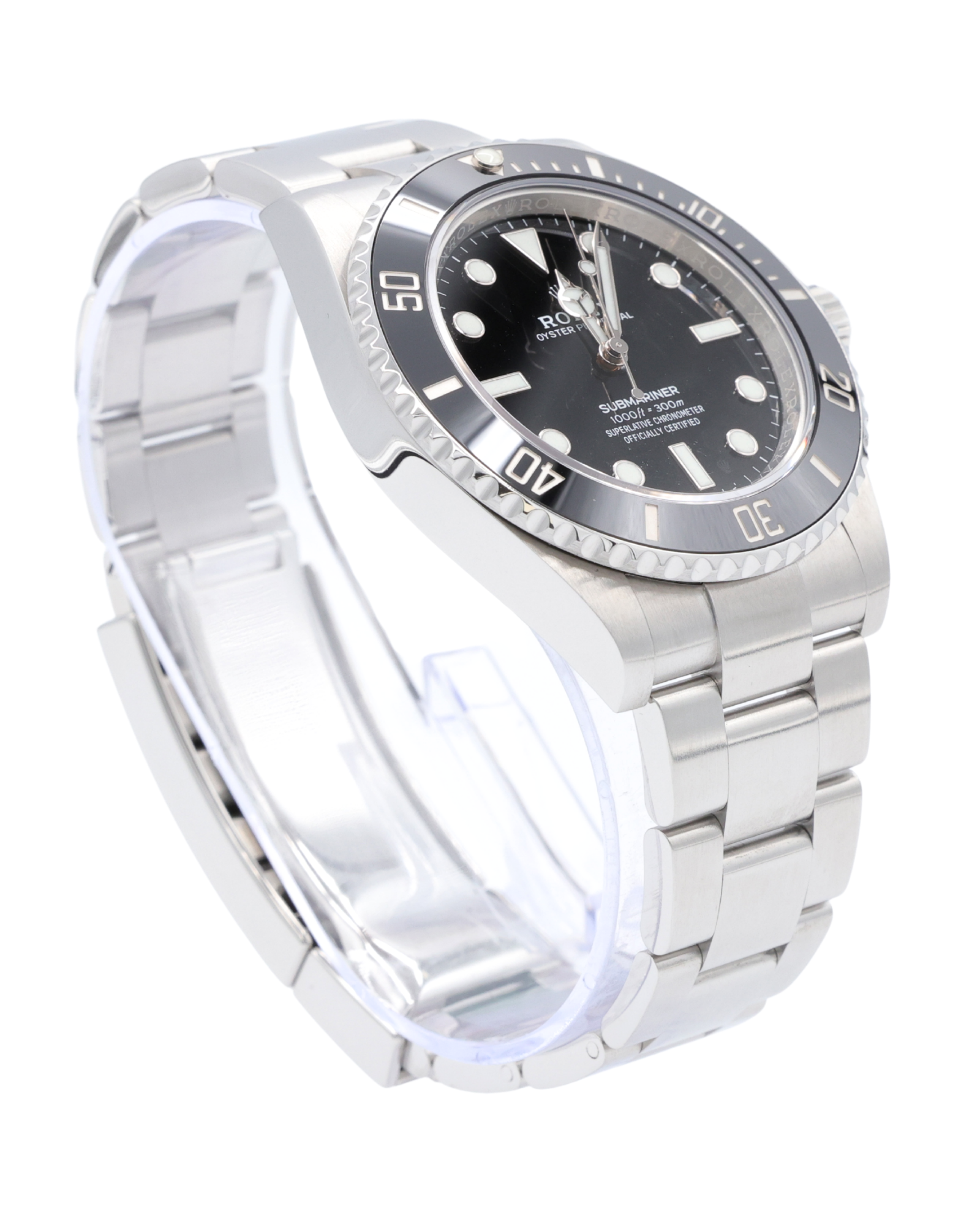 Rolex Submariner No-Date Black Dial on Oyster 124060 Complete 2020