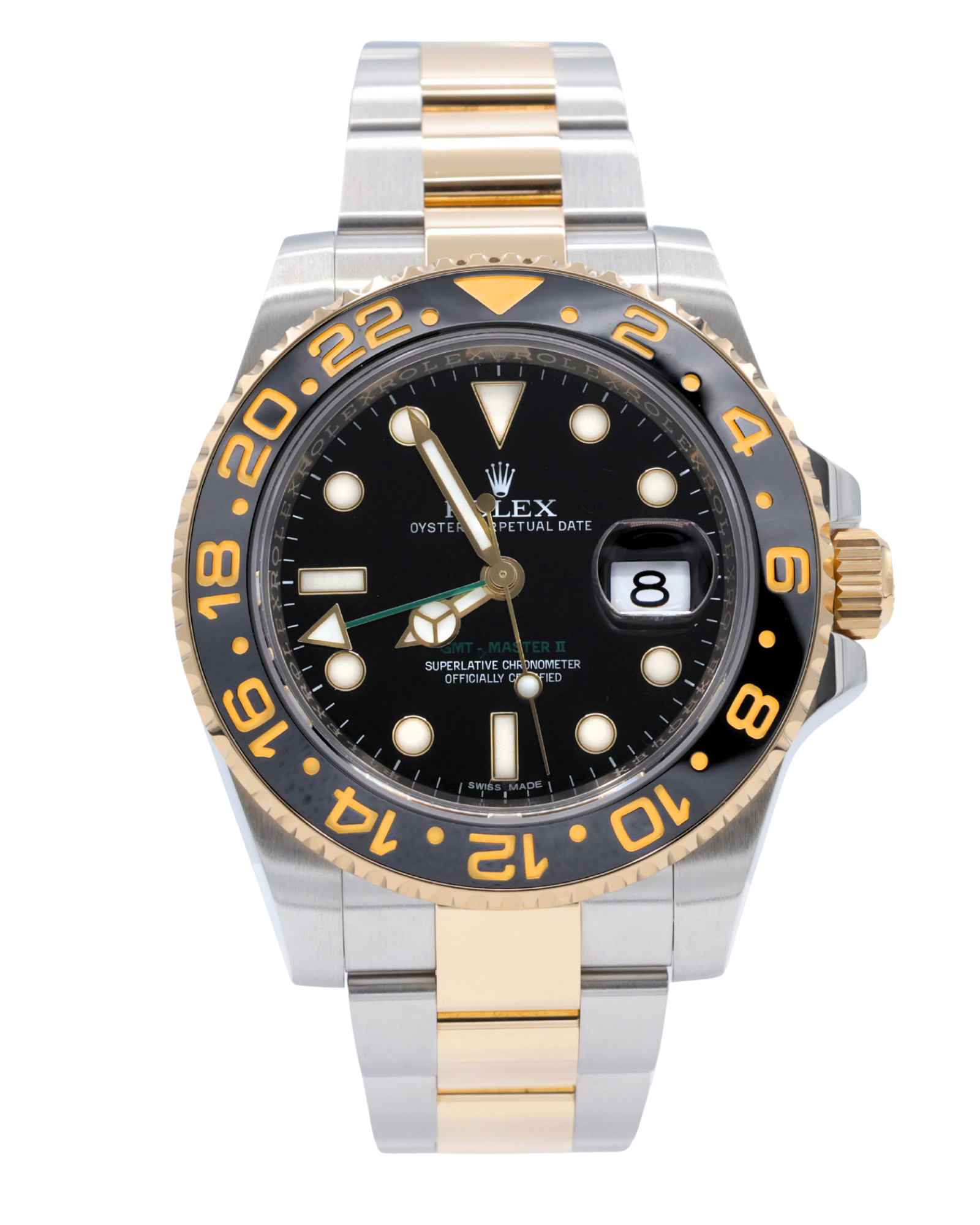 Rolex GMT-Master II Black Dial on Oyster 116713LN Complete 2015
