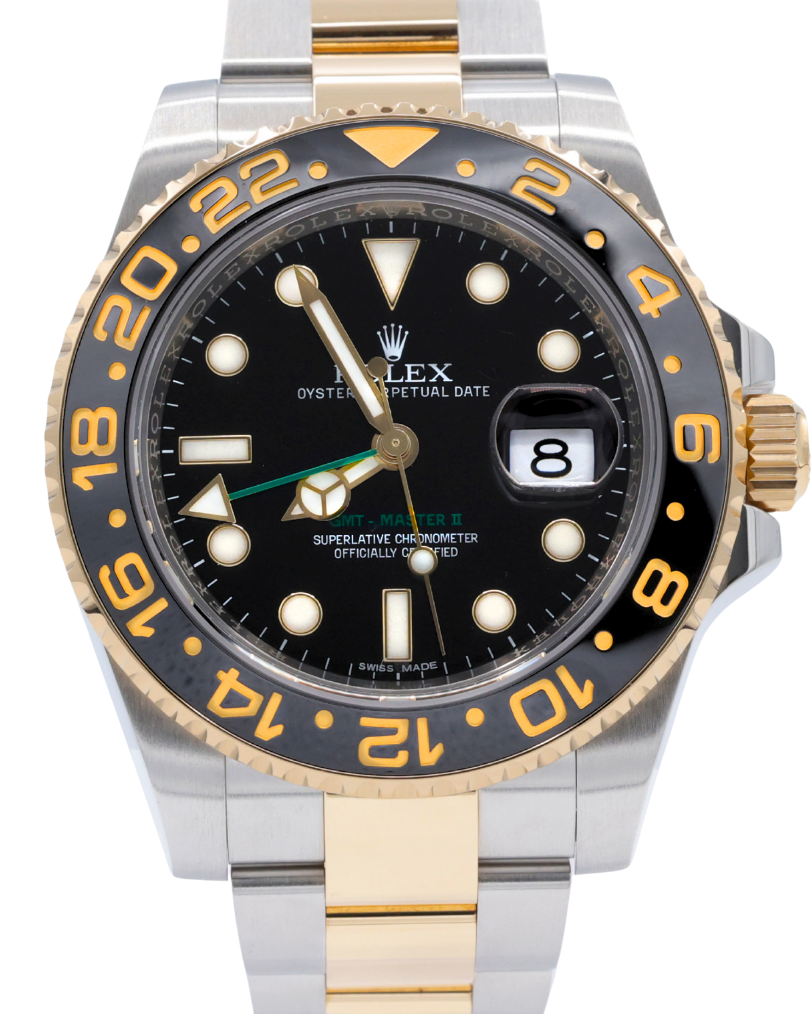 Rolex GMT-Master II Black Dial on Oyster 116713LN Complete 2015