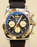 Breitling Chronomat Blue Dial on Strap CB011012/B968 Complete 2015