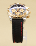 Breitling Chronomat Blue Dial on Strap CB011012/B968 Complete 2015