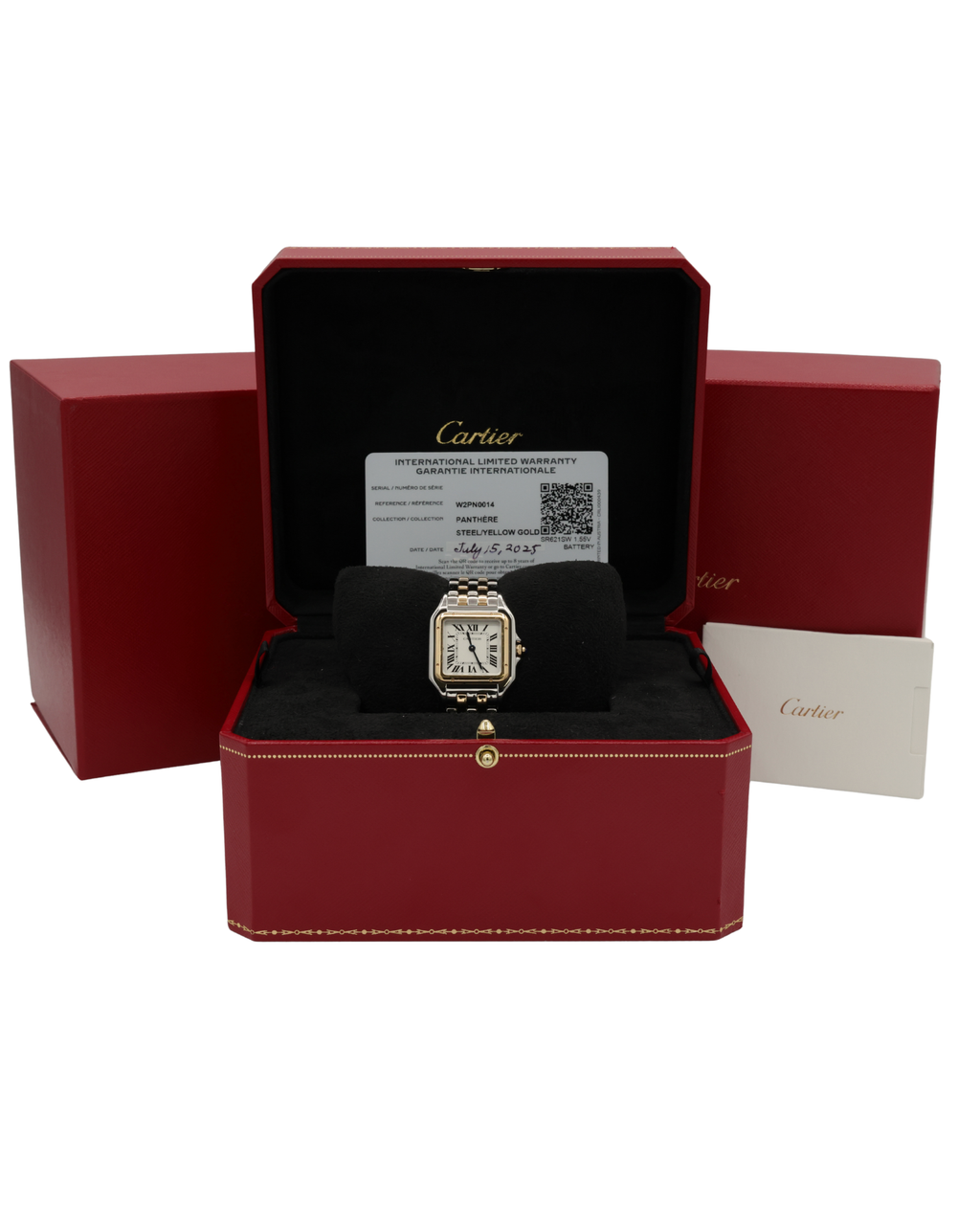 Cartier Panthere de Cartier Medium Silver Dial on Bracelet W2PN0014 Complete 2025
