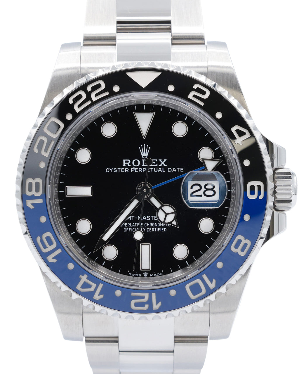 Rolex GMT-Master II Batman Black Dial on Oyster 126710BLNR Complete 2023