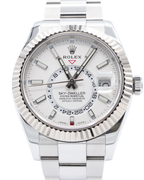 Rolex SkyDweller White Dial on Oyster 326934 Complete 2018