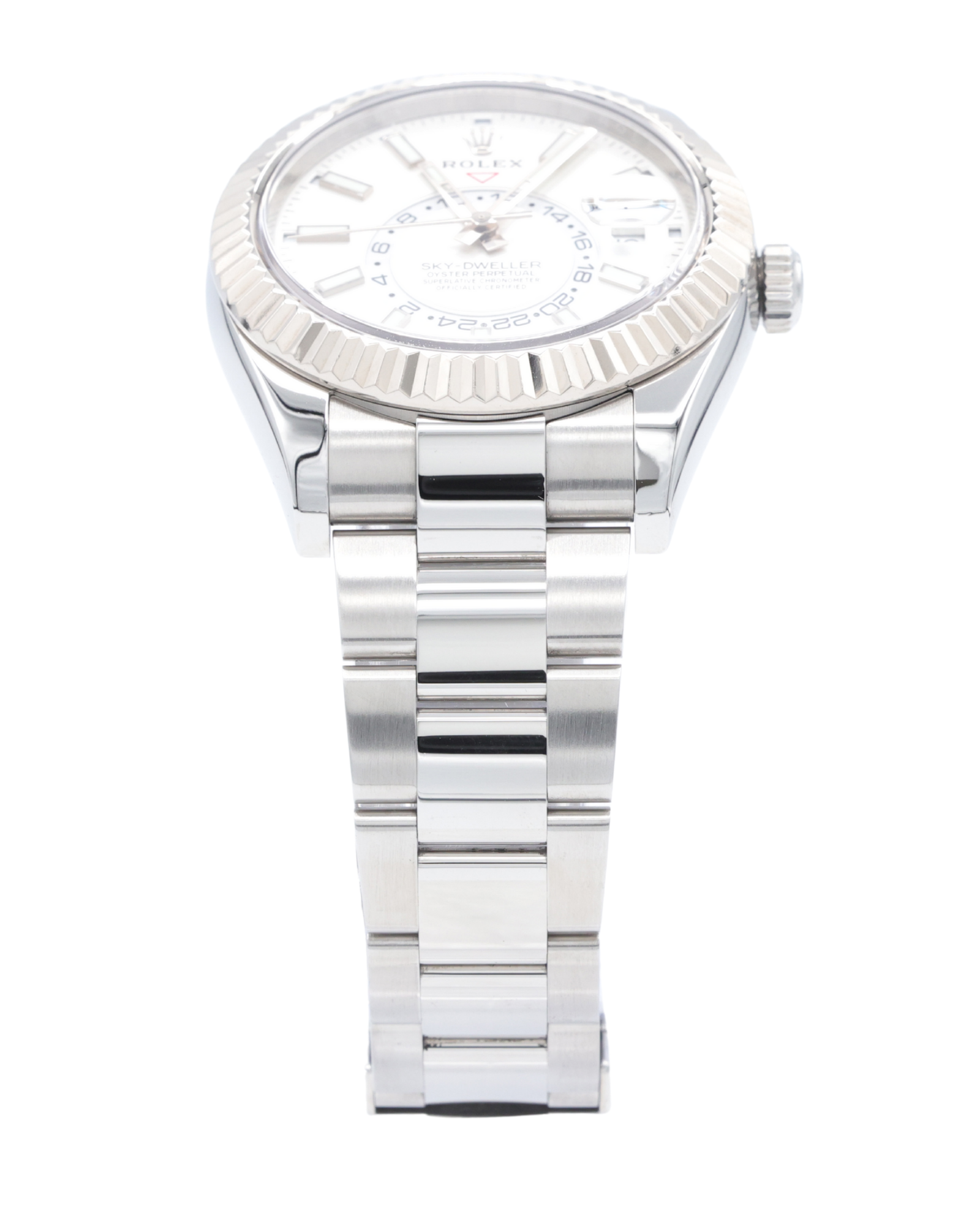 Rolex SkyDweller White Dial on Oyster 326934 Complete 2018