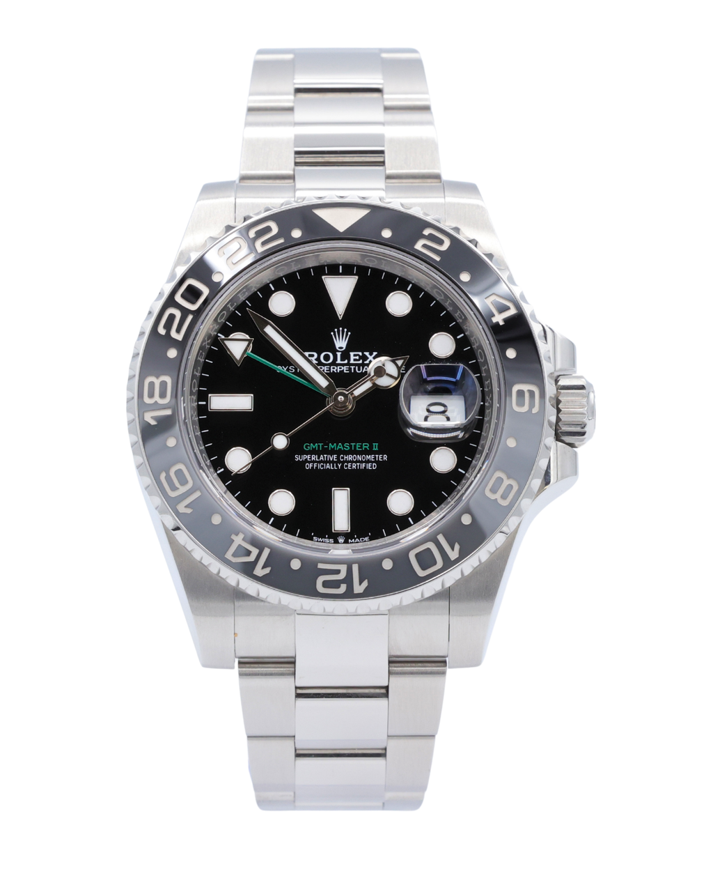 Rolex GMT-Master II Bruce Wayne Black Dial on Oyster 126710GRNR Complete 2024