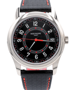 Patek Philippe Calatrava - Date - Sweep Seconds Ebony Black Dial on Strap 6007G-010 Complete 2024
