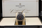 Patek Philippe Calatrava - Date - Sweep Seconds Ebony Black Dial on Strap 6007G-010 Complete 2024