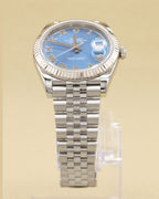 Rolex Datejust 41 Blue Roman Dial on Jubilee 126334 Complete 2021