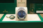 Rolex Datejust 41 Blue Roman Dial on Jubilee 126334 Complete 2021