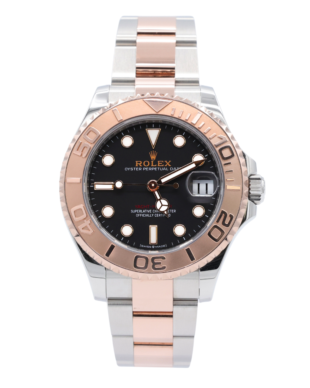 Rolex Yacht-Master 37 Black Dial on Oyster 268621 Complete 2024