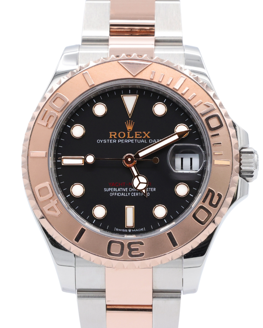 Rolex Yacht-Master 37 Black Dial on Oyster 268621 Complete 2024