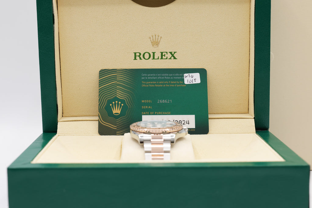 Rolex Yacht-Master 37 Black Dial on Oyster 268621 Complete 2024