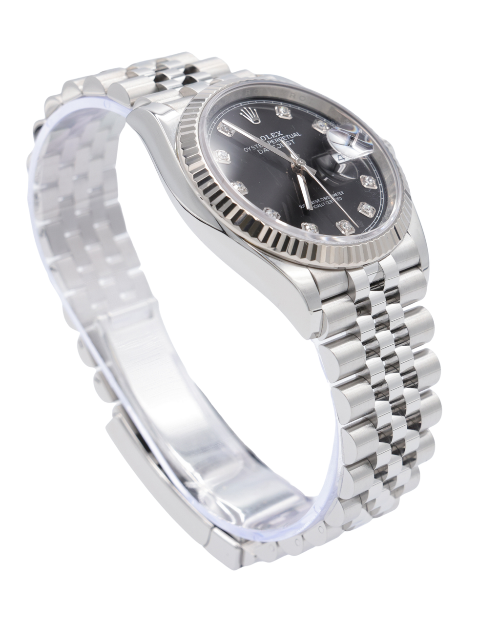 Rolex Datejust 36 Black Diamond Dial on Jubilee 126234 Complete 2025