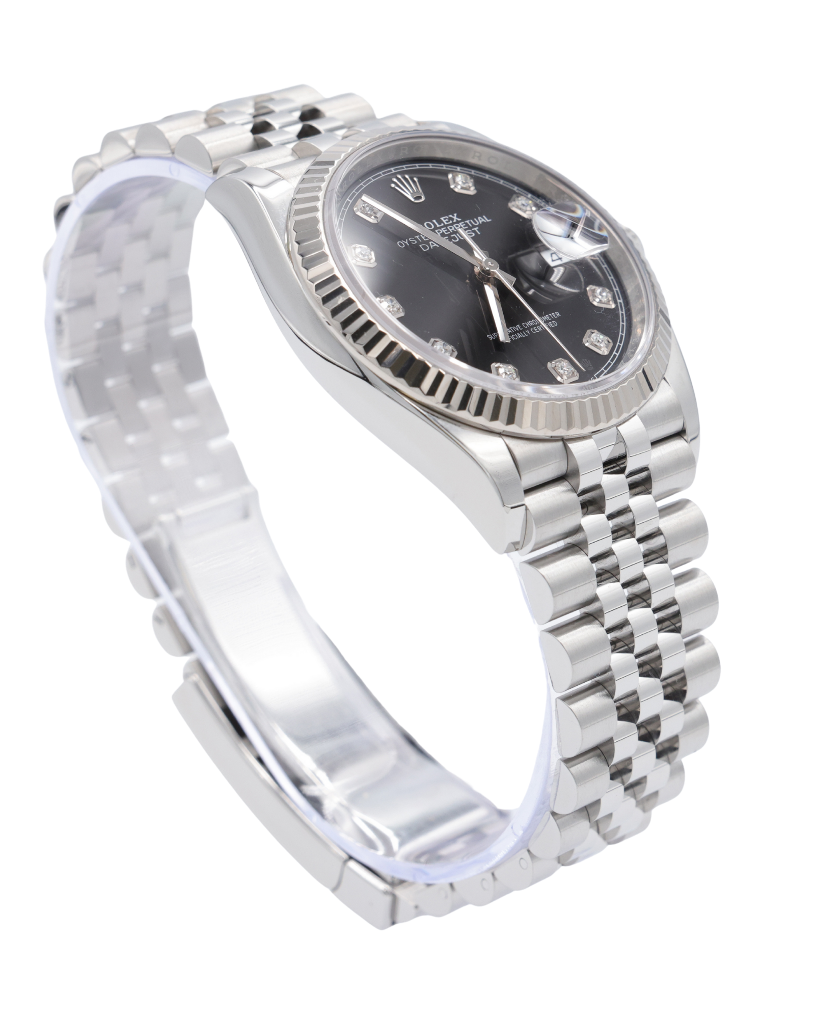 Rolex Datejust 36 Black Diamond Dial on Jubilee 126234 Complete 2025