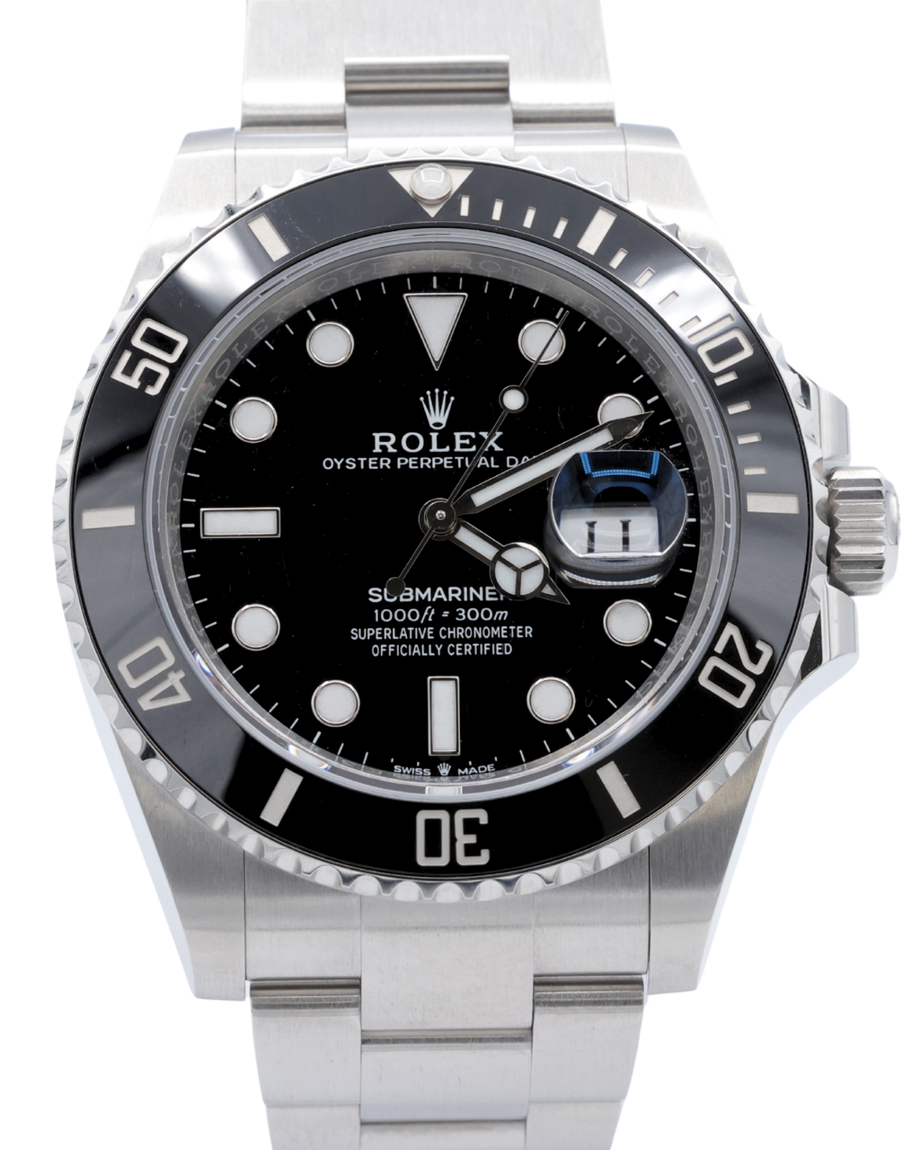 Rolex Submariner Black Dial on Oyster 126610LN Complete 2026