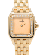 Cartier Panthere de Cartier Small Gold Dial on Bracelet WJPN0057 Complete Open Date