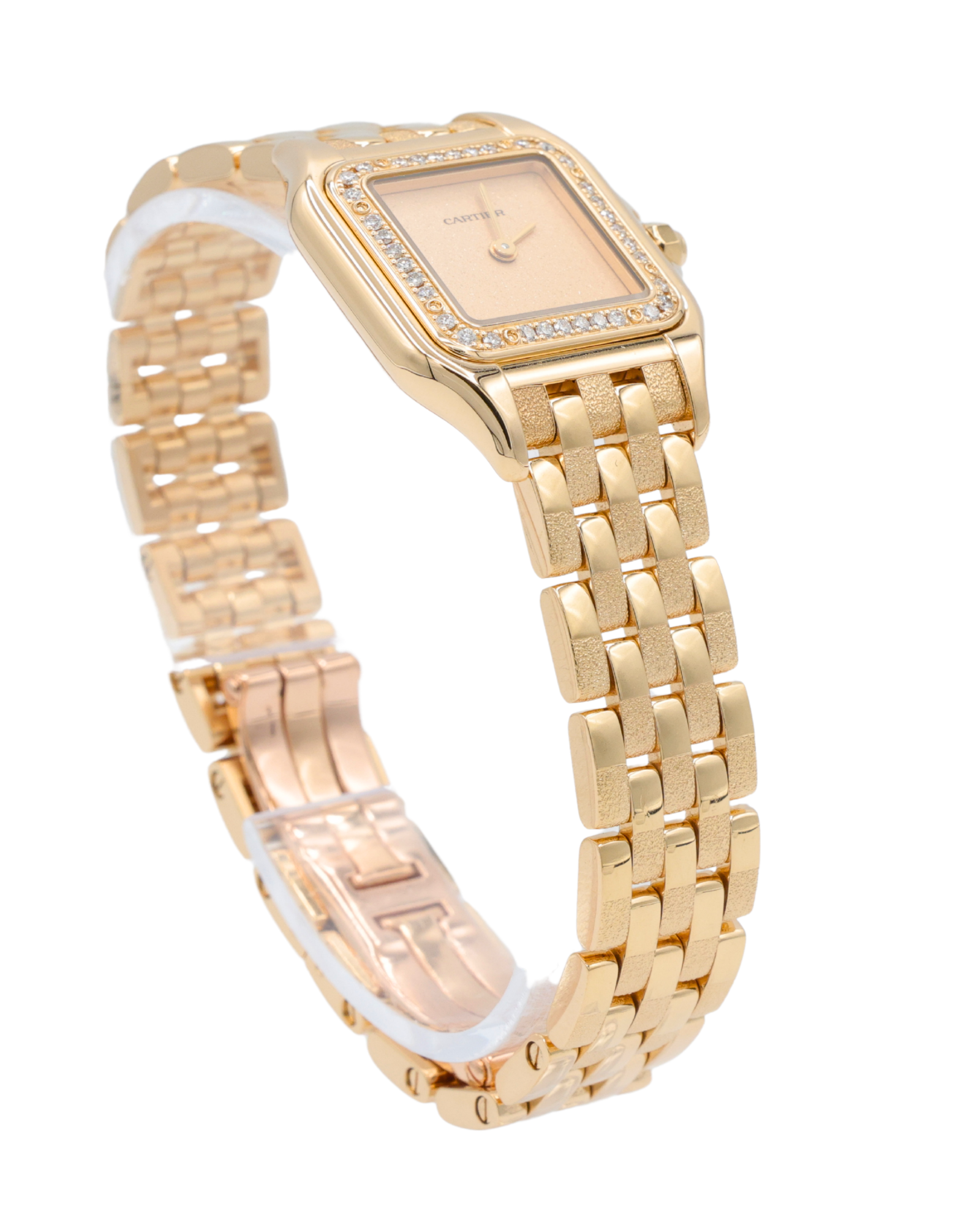 Cartier Panthere de Cartier Small Gold Dial on Bracelet WJPN0057 Complete Open Date