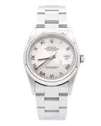 Rolex Datejust 36 Silver Roman Dial on Jubilee 16234
