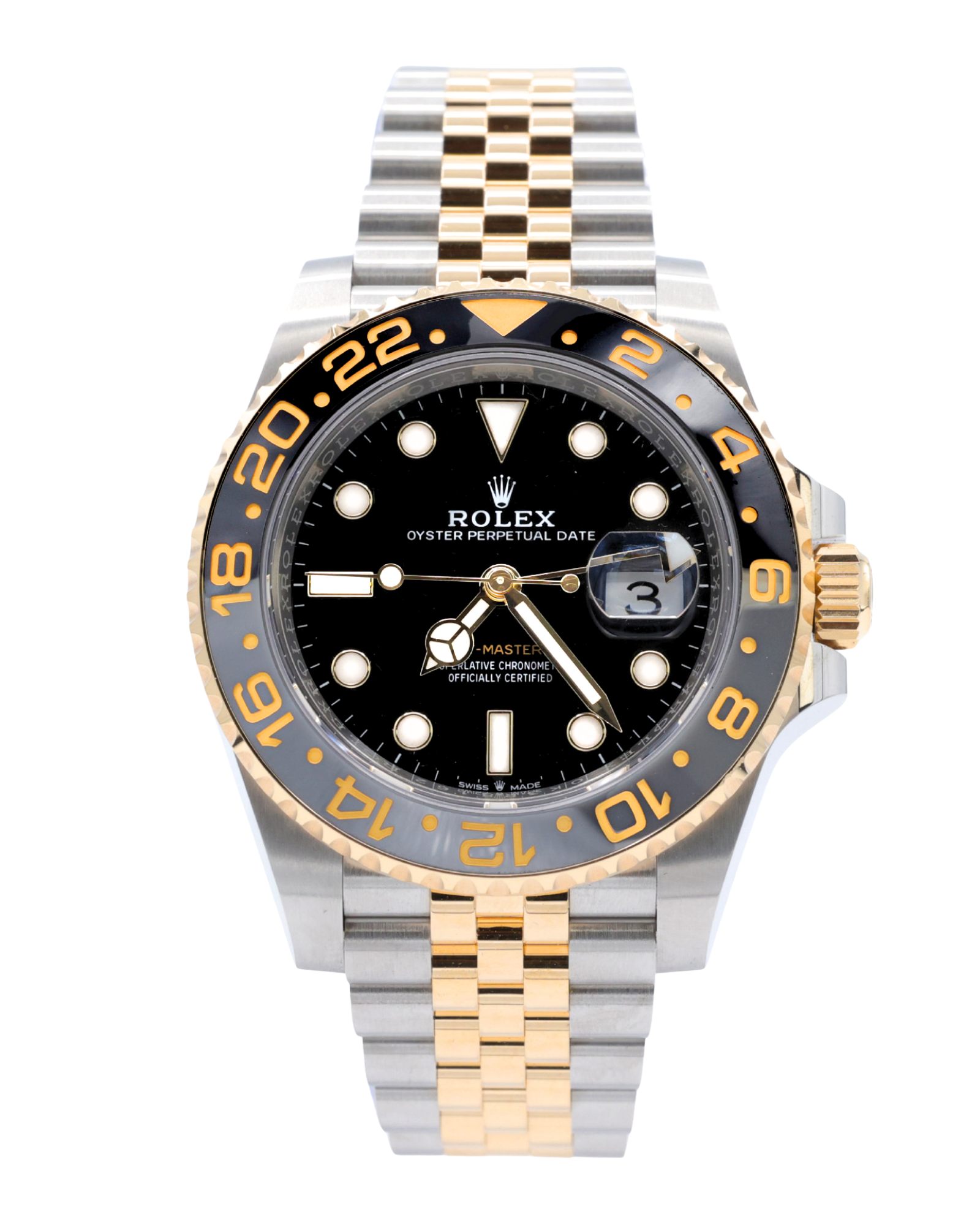 Rolex GMT-Master II Black Dial on Jubilee 126713GRNR Complete 2025