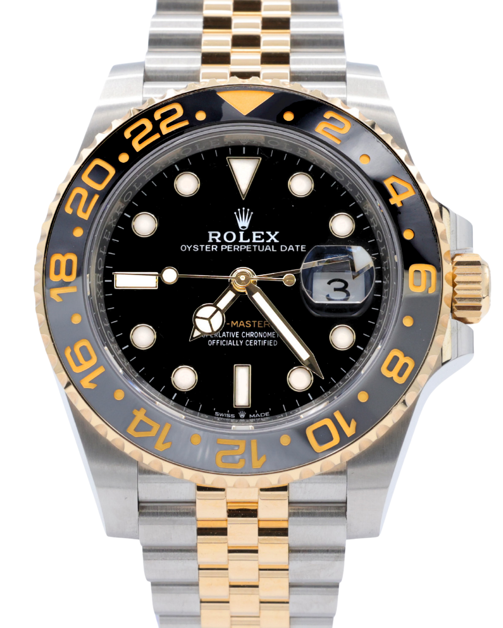 Rolex GMT-Master II Black Dial on Jubilee 126713GRNR Complete 2025