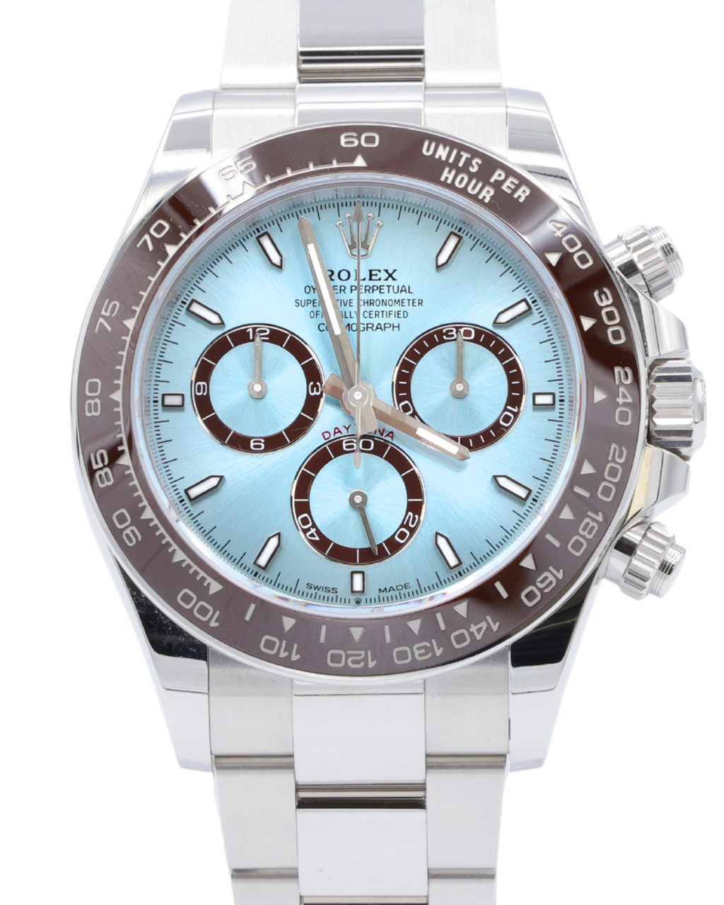 Rolex Daytona Ice Blue Stick Dial on Oyster 126506 Complete 2025