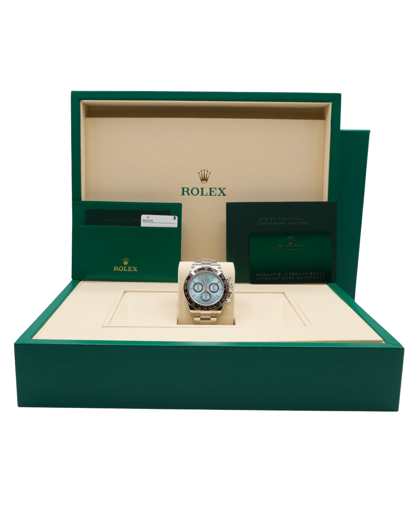 Rolex Daytona Ice Blue Stick Dial on Oyster 126506 Complete 2025