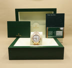 Rolex Day-Date 36 White Roman Dial on President 118238 Card