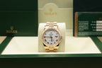 Rolex Day-Date 36 White Roman Dial on President 118238 Card