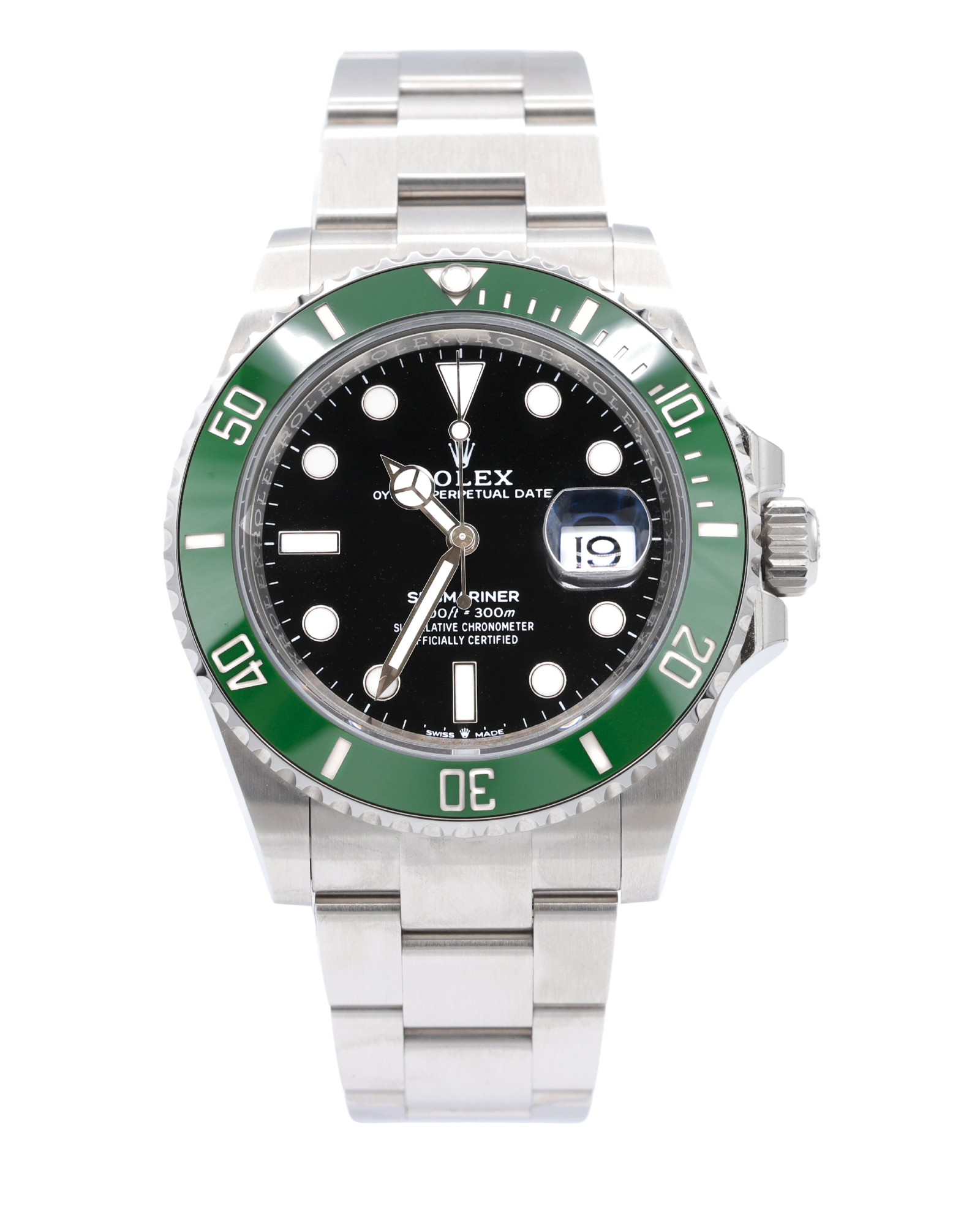 Rolex Submariner Black Dial on Oyster 126610LV Complete 2025