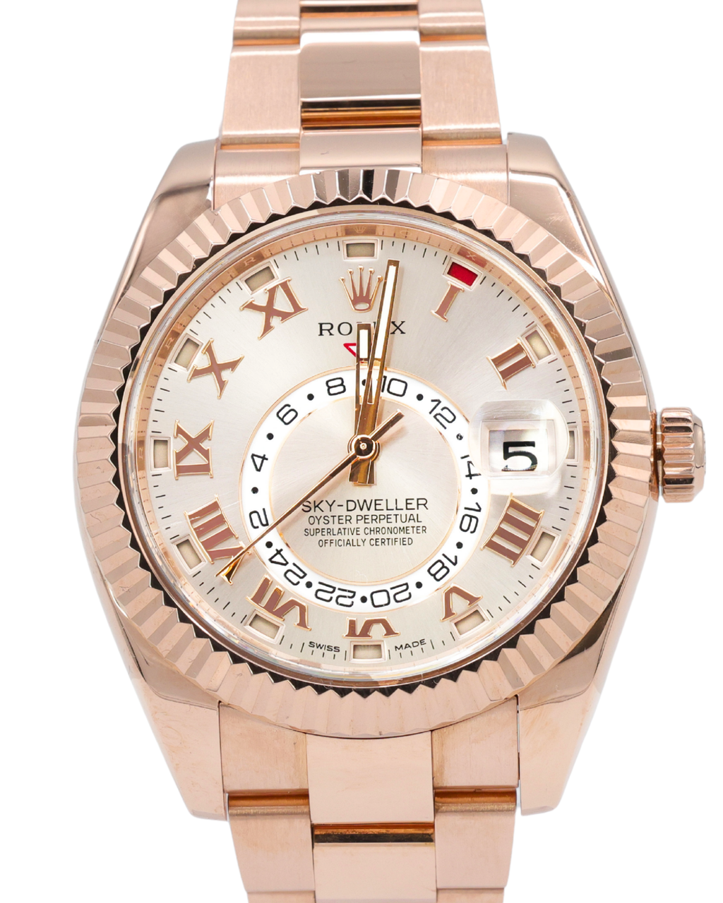 Rolex SkyDweller Sundust Sunray Dial on Oyster 326935 Complete 2016