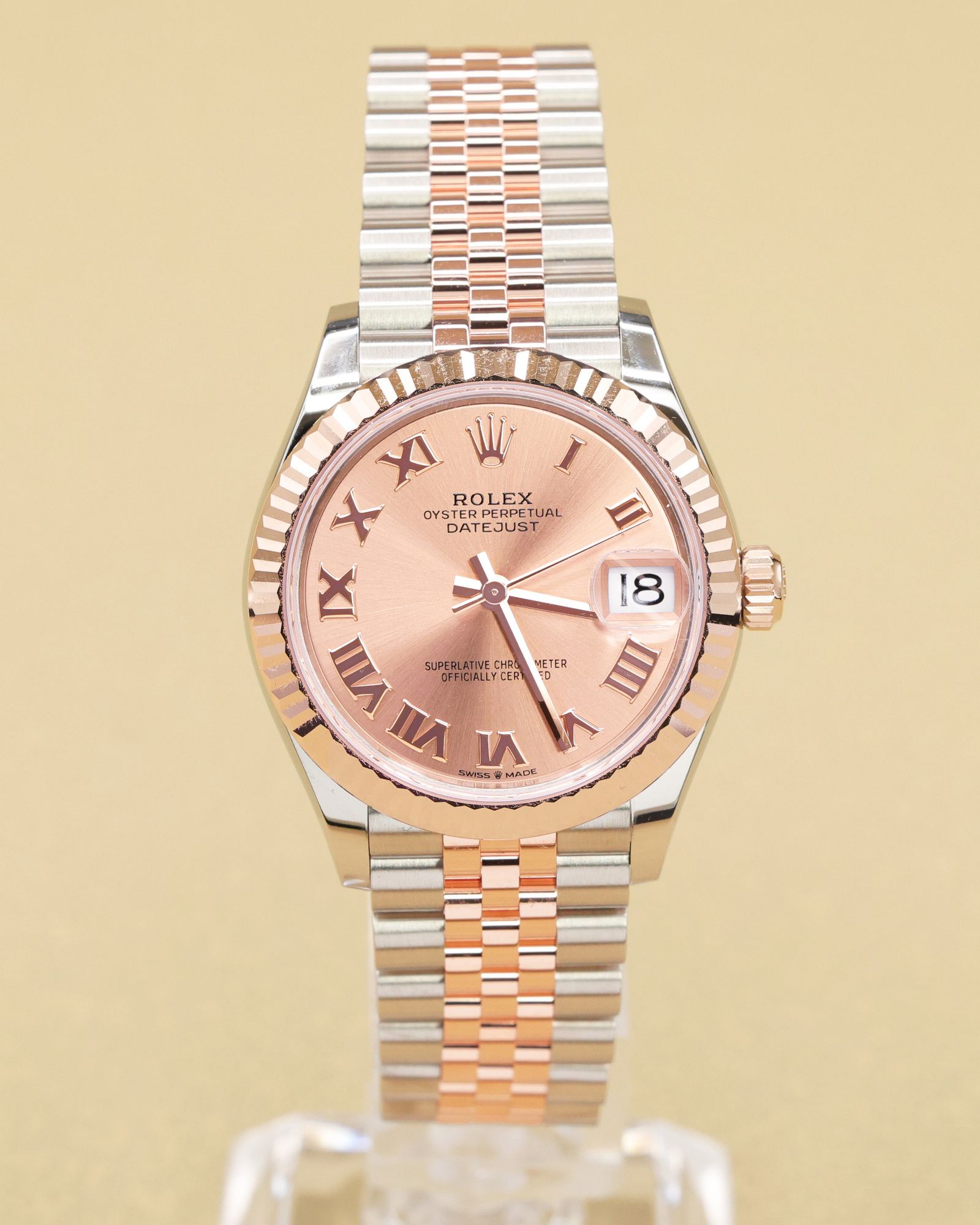 Rolex Datejust 31 Rose Roman Dial on Jubilee 278271 Complete 2026