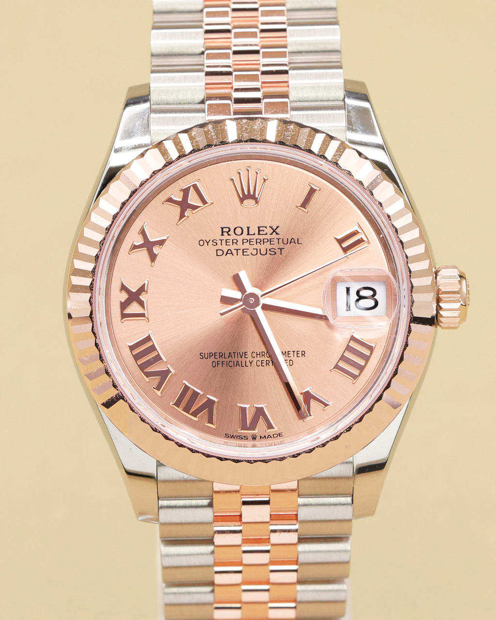 Rolex Datejust 31 Rose Roman Dial on Jubilee 278271 Complete 2026