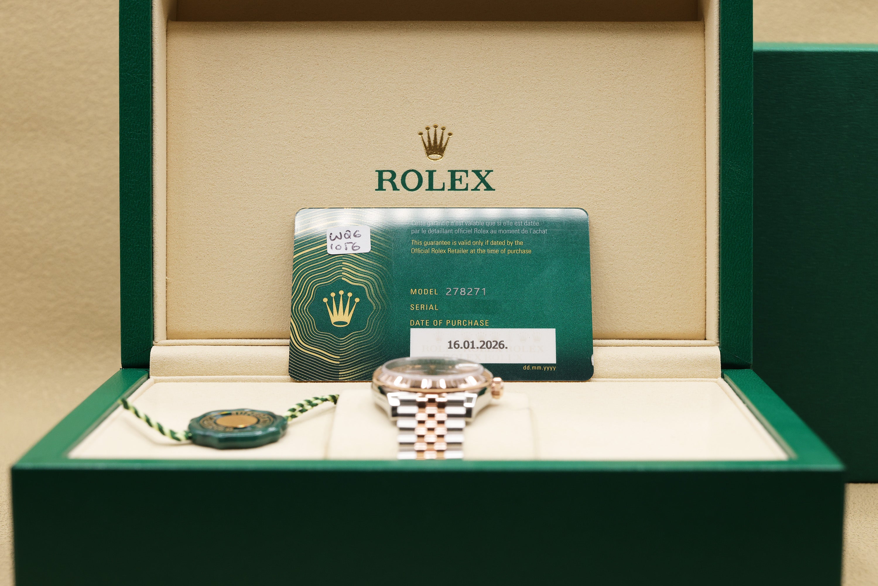 Rolex Datejust 31 Rose Roman Dial on Jubilee 278271 Complete 2026