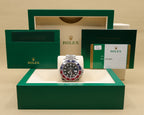 Rolex GMT-Master II Pepsi Black Dial on Jubilee 126710BLRO Complete 2019
