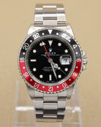 Rolex GMT-Master II Coke Black Dial on Oyster 16710 with Box 2002
