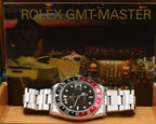 Rolex GMT-Master II Coke Black Dial on Oyster 16710 with Box 2002