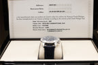Patek Philippe Annual Calendar Chronograph Complications Matt Blue Dial on Alligator leather with square scales, hand-stitched, shiny navy blue 5961P-001 Complete 2026