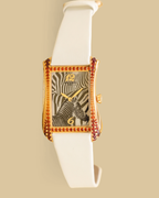 Patek Philippe Gondolo Serata Zebra Motif Dial on Calfskin, satinated finish, brushed white 4962/200R-010 Complete 2026
