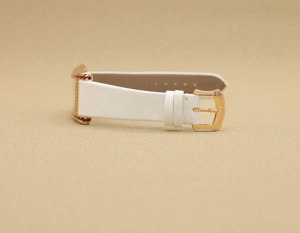 Patek Philippe Gondolo Serata Zebra Motif Dial on Calfskin, satinated finish, brushed white 4962/200R-010 Complete 2026